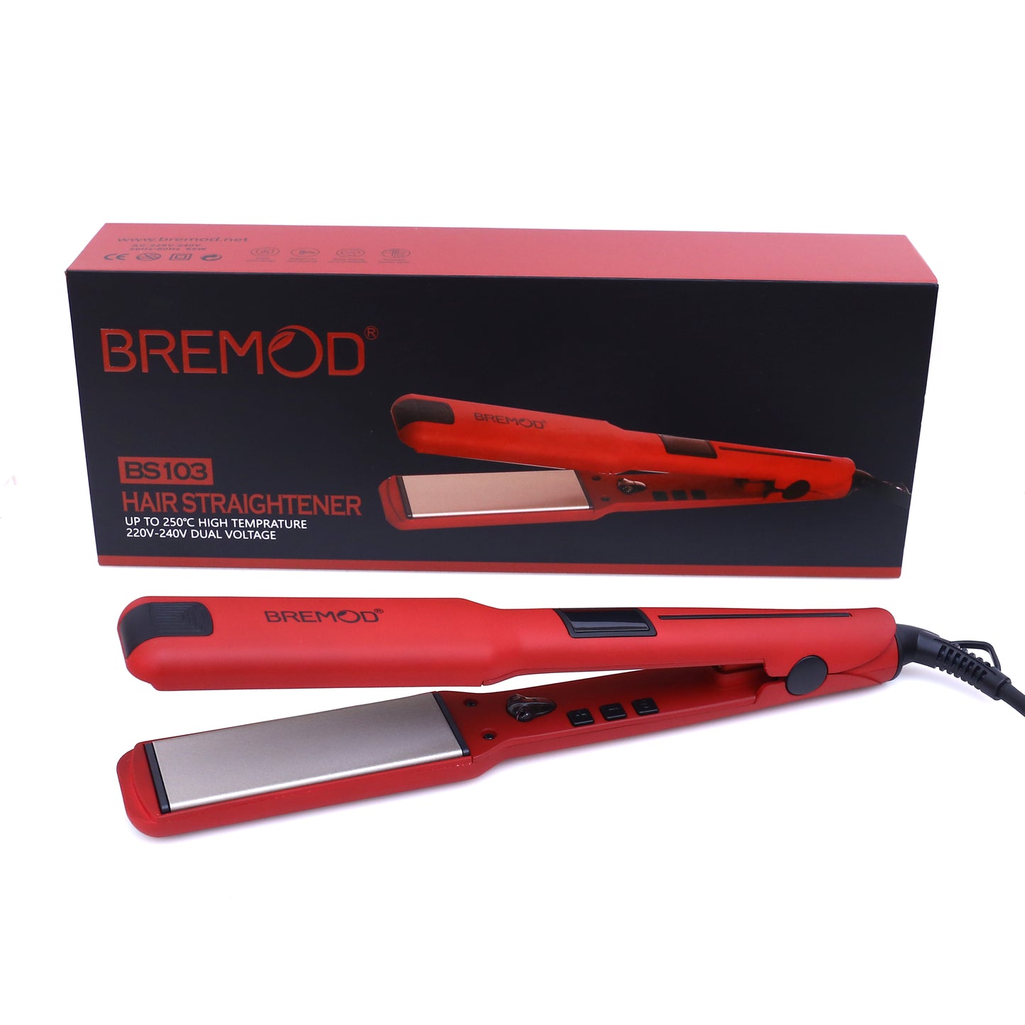 Bremod HAIR STRAIGHTENER RED (BS103)
