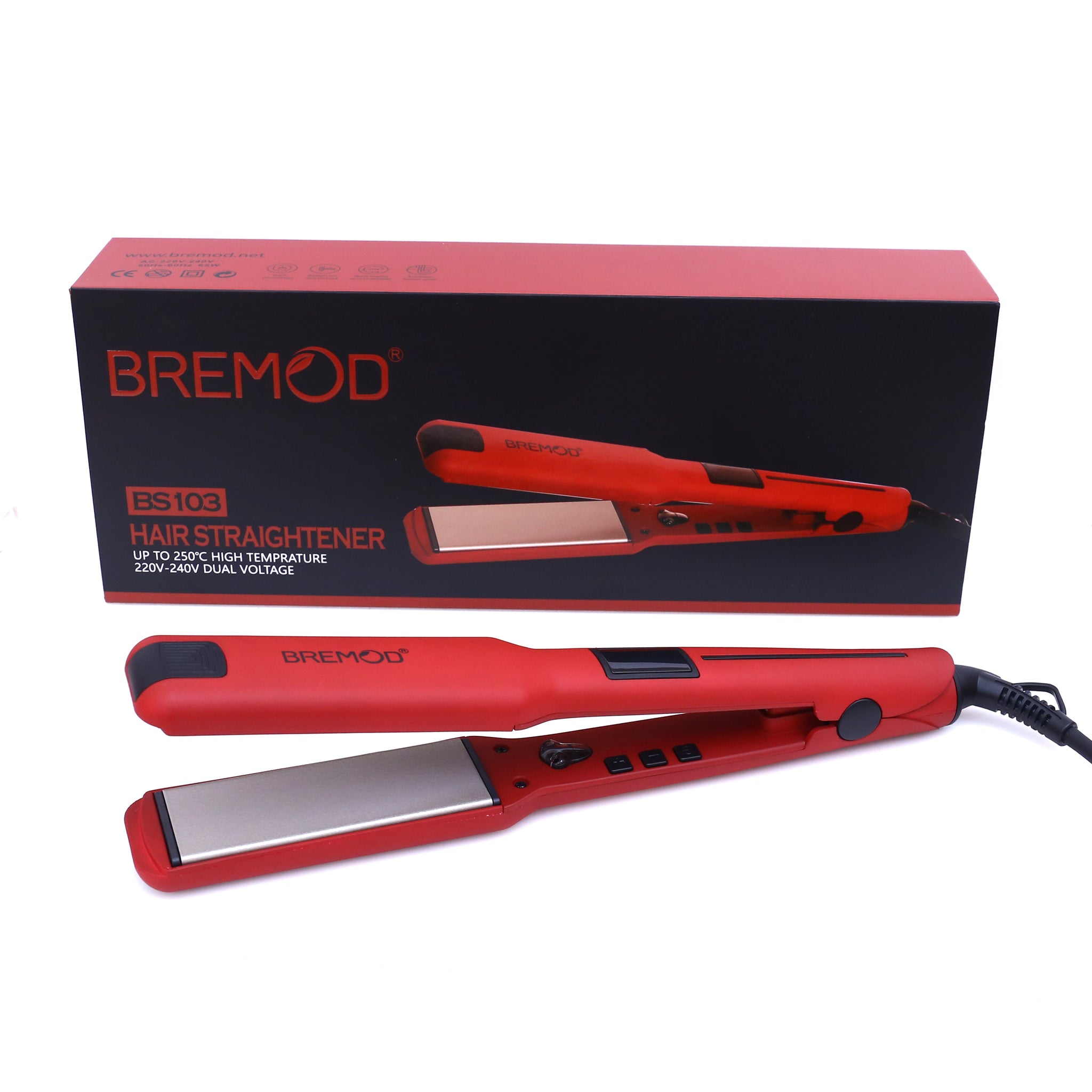 Bremod HAIR STRAIGHTENER RED (BS103)