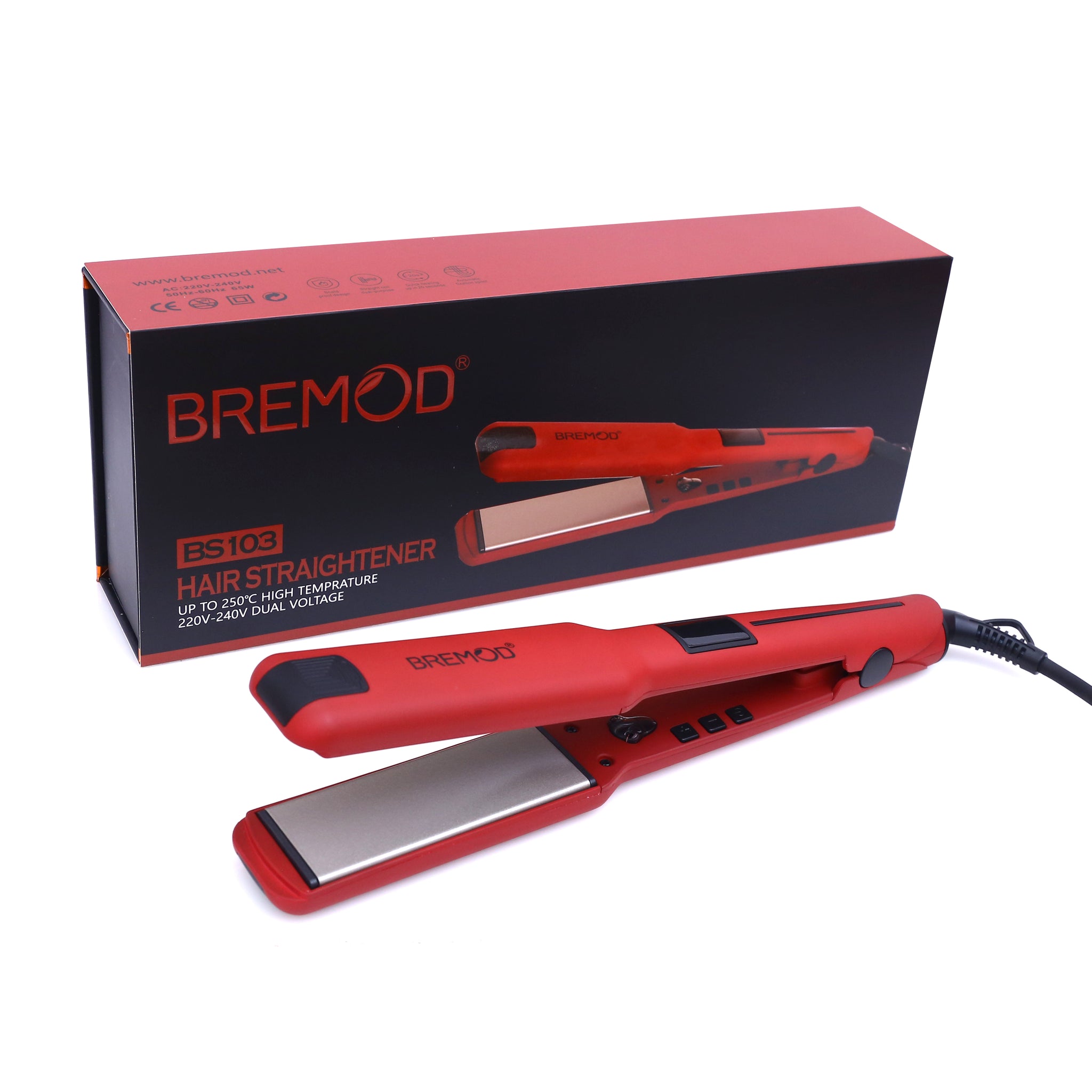 Bremod HAIR STRAIGHTENER RED (BS103)